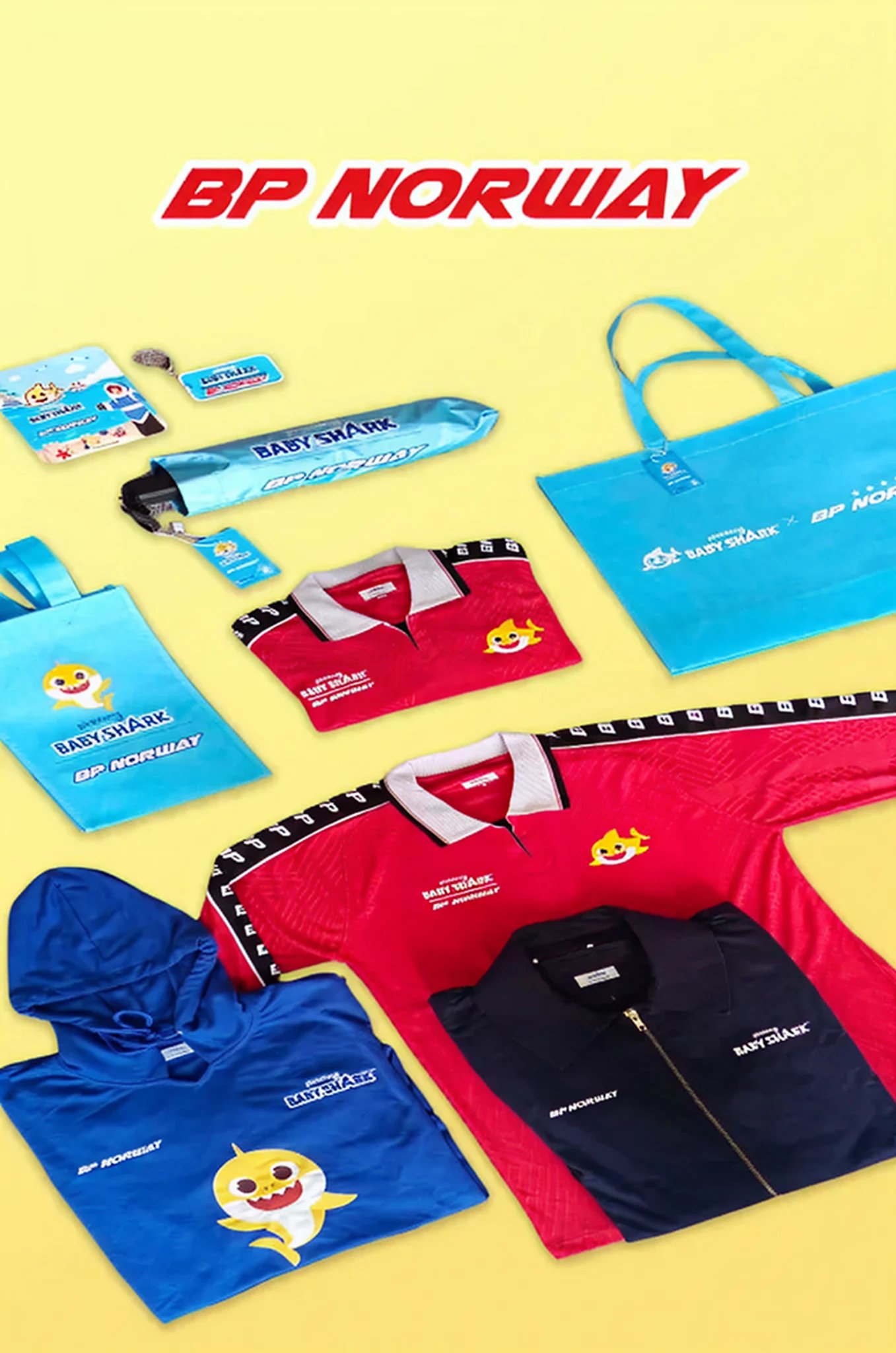 British Propolis Norway × Baby Shark promotional goods